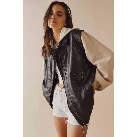 NWT WE THE FREE PEOPLE Sz XS SWEET NOTHINGS VEGAN JACKET - Picture 1 of 1